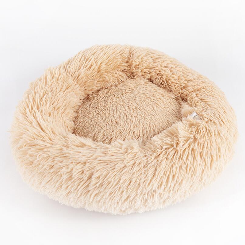 Ultra-Soft Round Plush Pet Bed