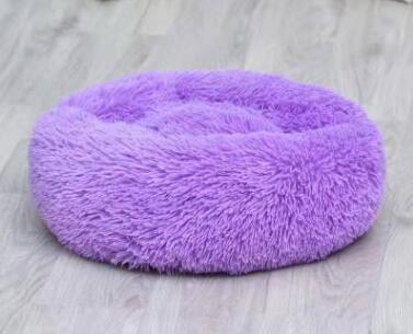 Ultra-Soft Round Plush Pet Bed