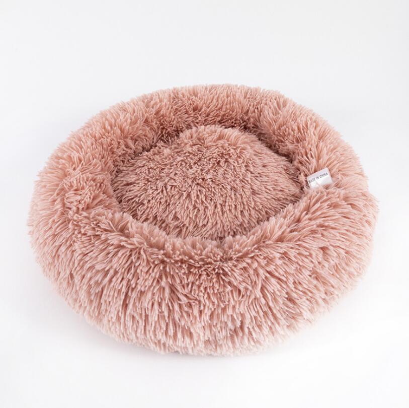 Ultra-Soft Round Plush Pet Bed