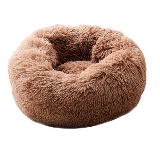 Ultra-Soft Round Plush Pet Bed