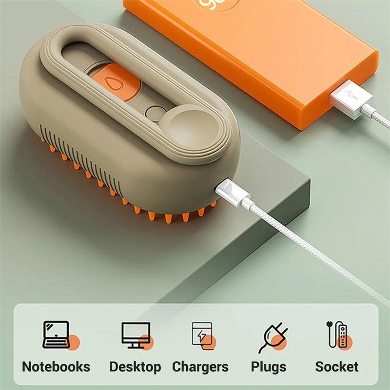 Pure Steam innovative steam brush for your pet