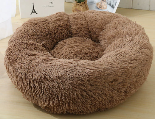 Ultra-Soft Round Plush Pet Bed